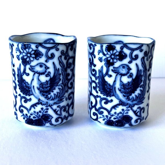 Japanese Tea Set - Phoenix Bird Porcelain - Picture 7 of 16